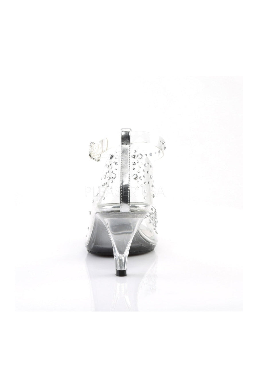 Fabulicious BELLE-330RS Sandal in Clear Vinyl