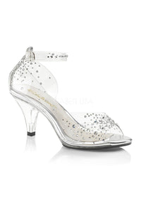 Fabulicious BELLE-330RS Sandal in Clear Vinyl from SexyShoes.com