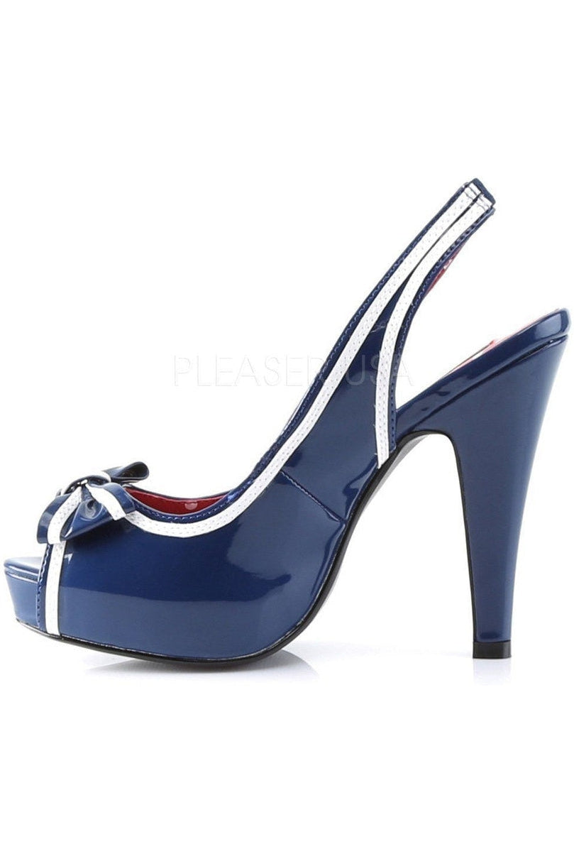 BETTIE-05 Sandal | Blue Patent-Pin Up Couture-Sandals-SEXYSHOES.COM