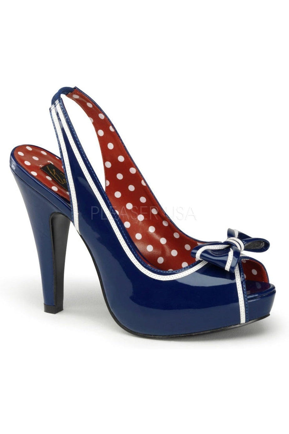 BETTIE-05 Sandal | Blue Patent-Pin Up Couture-Blue-Sandals-SEXYSHOES.COM
