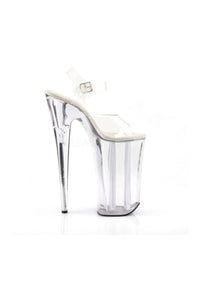 Pleaser BEYOND-008 Platform Sandal in Clear Vinyl