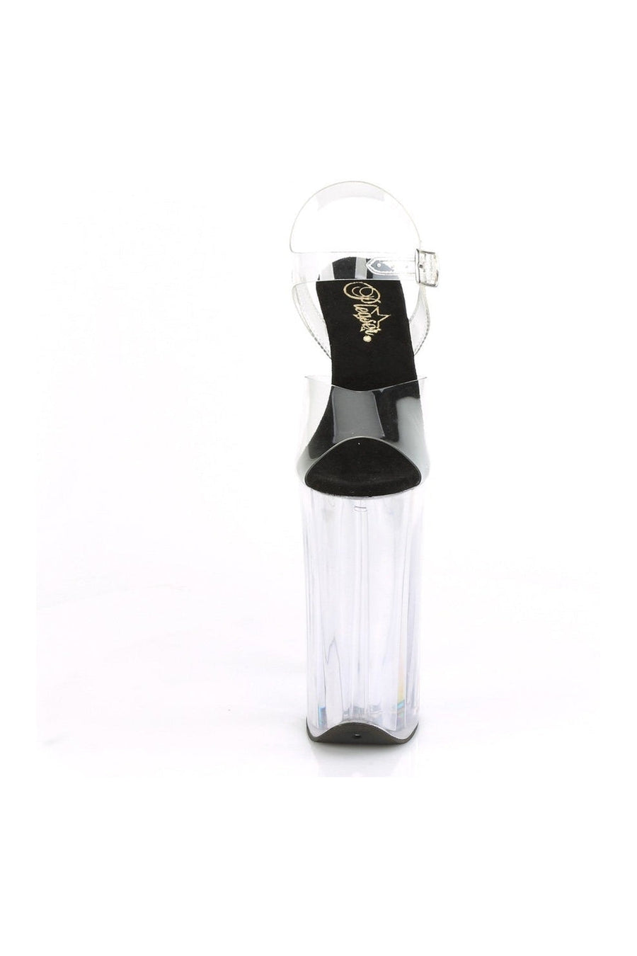 Pleaser BEYOND-008 Exotic Sandal in Clear Vinyl