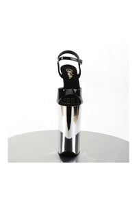 Pleaser BEYOND-009 Platform Sandal in Black Patent