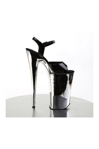 Pleaser BEYOND-009 Platform Sandal in Black Patent