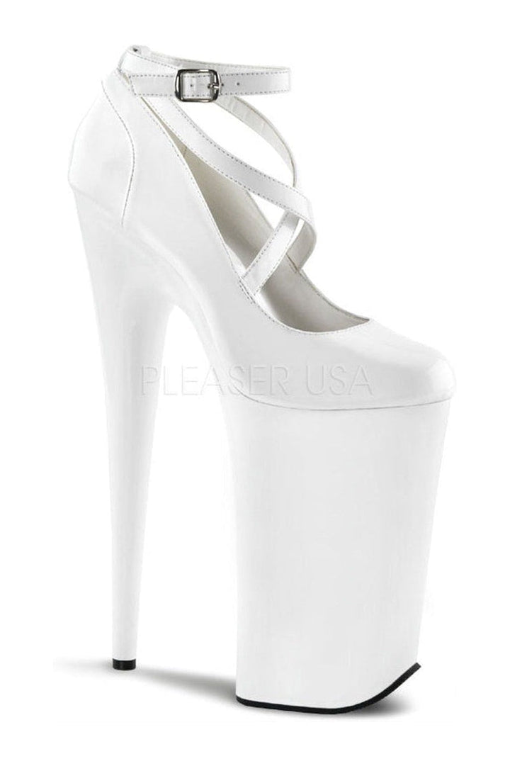 BEYOND-087 Pump | White Patent-Pleaser-White-Pumps-SEXYSHOES.COM