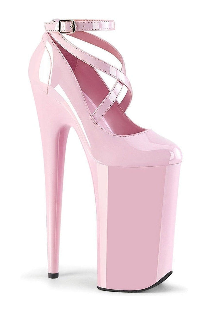BEYOND-087 Exotic Pump | Pink Patent-Pumps- Stripper Shoes at SEXYSHOES.COM