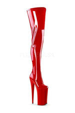 BEYOND-4000 Platform Boot  | Red Patent