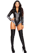 Biker Gal Bodysuit Costume