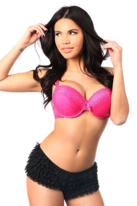 Daisy Corsets Black Ruffle Panty w/Bow by Daisy in Black 