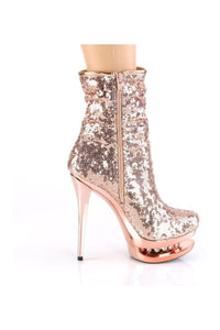 Pleaser BLONDIE-R-1009 Exotic Boot in Gold Sequins