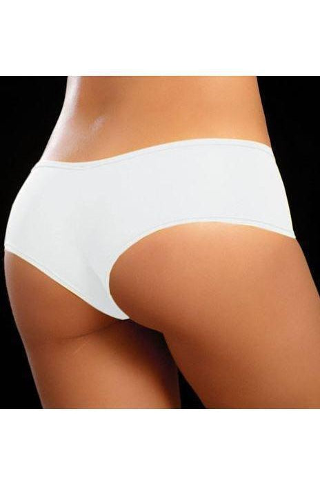 Boyshort | White-Mapale-Dancewear Boyshorts-SEXYSHOES.COM