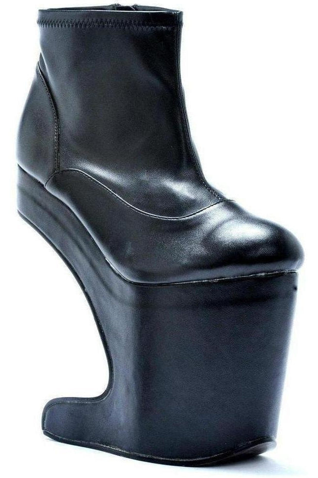 BP579-SAFFO Boot | Black Faux Leather-Bettie Page by Ellie-SEXYSHOES.COM