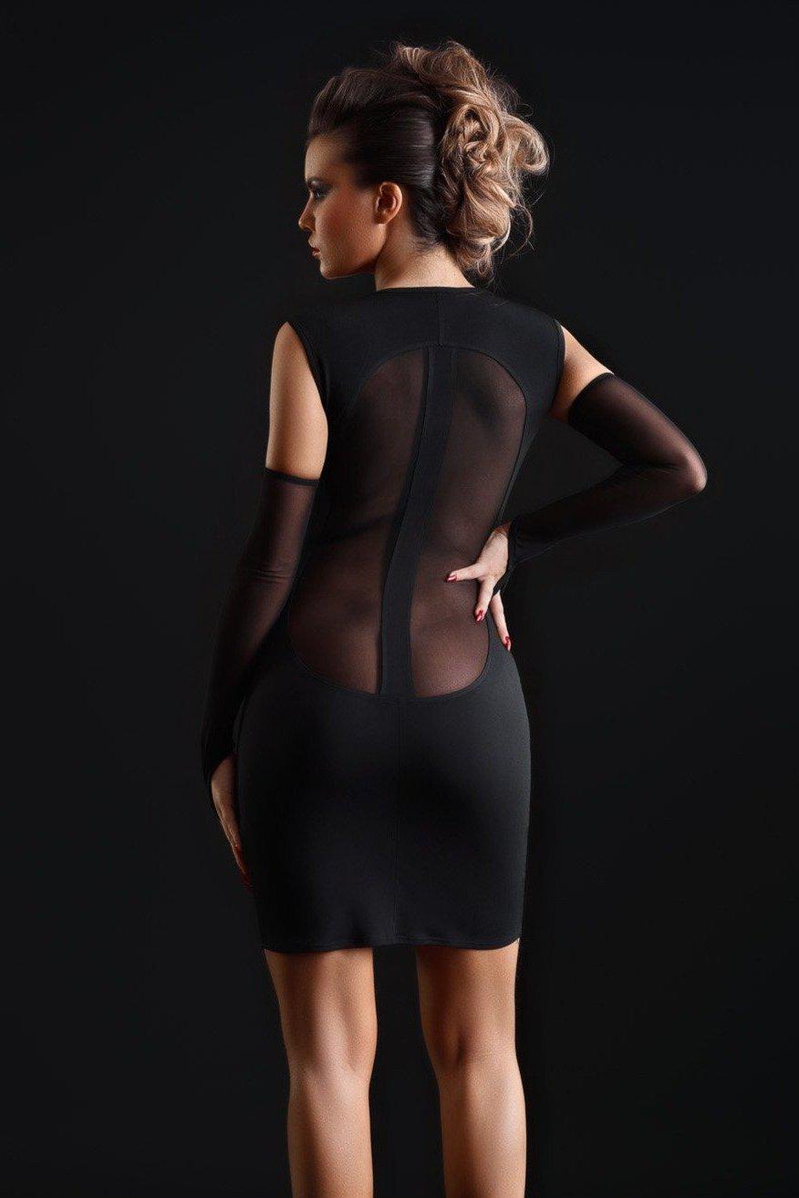 Les P'Tites Folies Brittany lycra dress Fetish Dresses in Black Lycra