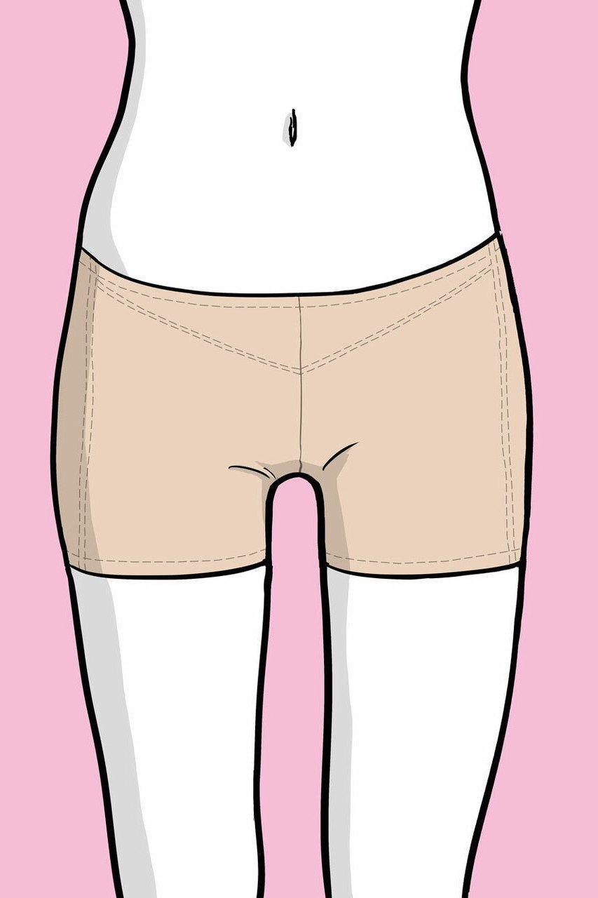 BeWicked Butt Booster Boyshorts in Nude 