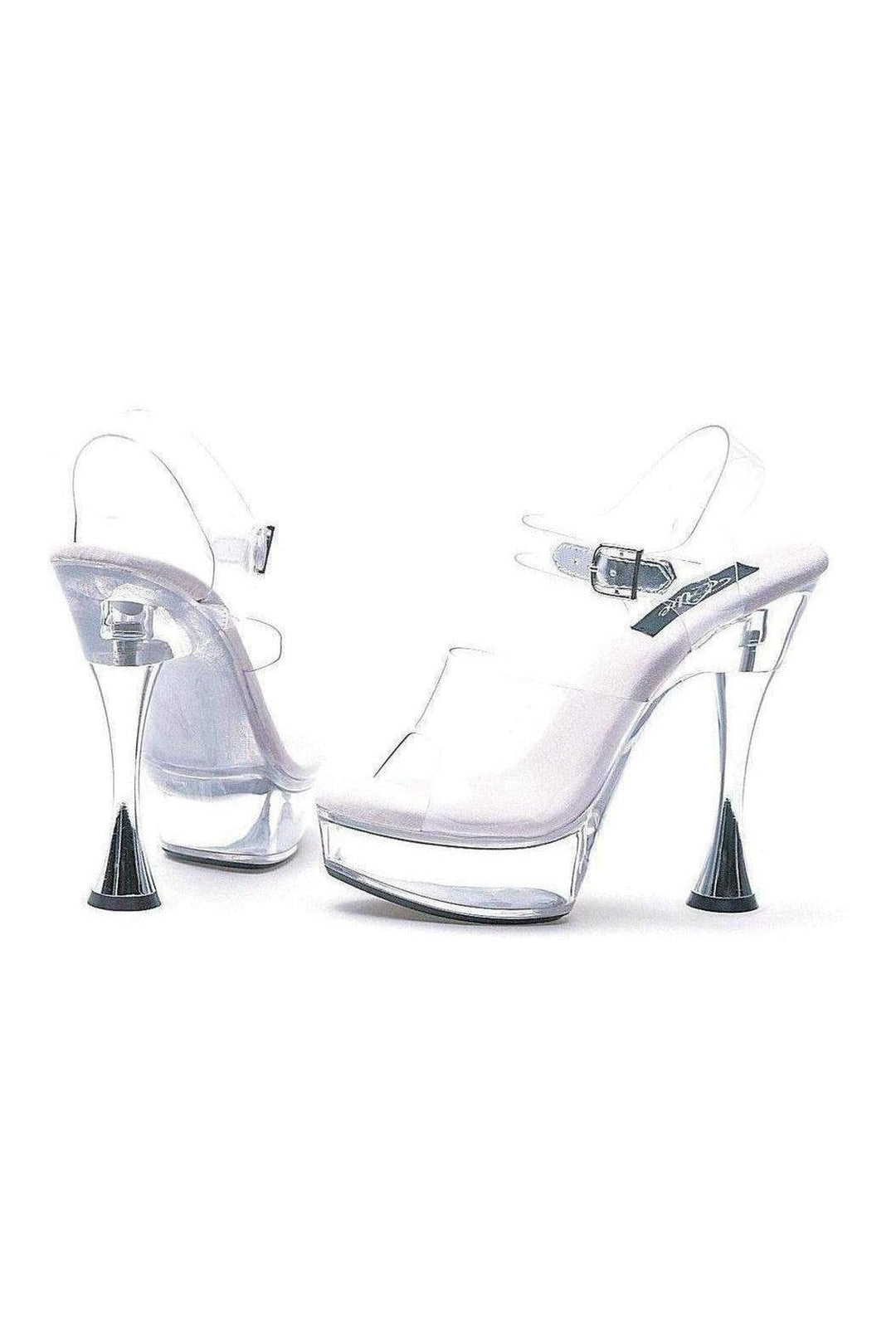 C-BROOK Platform Sandal | Clear Vinyl-Ellie Shoes-SEXYSHOES.COM