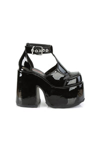 Demonia CAMEL-103  Ankle Boot in Black Patent