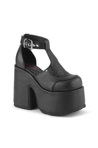 Demonia CAMEL-103  Ankle Boot in Black Faux Leather from SexyShoes.com