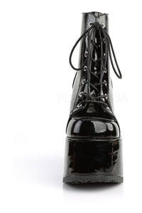 Demonia CAMEL-203  Ankle Boot in Black Patent