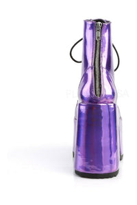 Demonia CAMEL-203  Ankle Boot in Purple Faux Leather