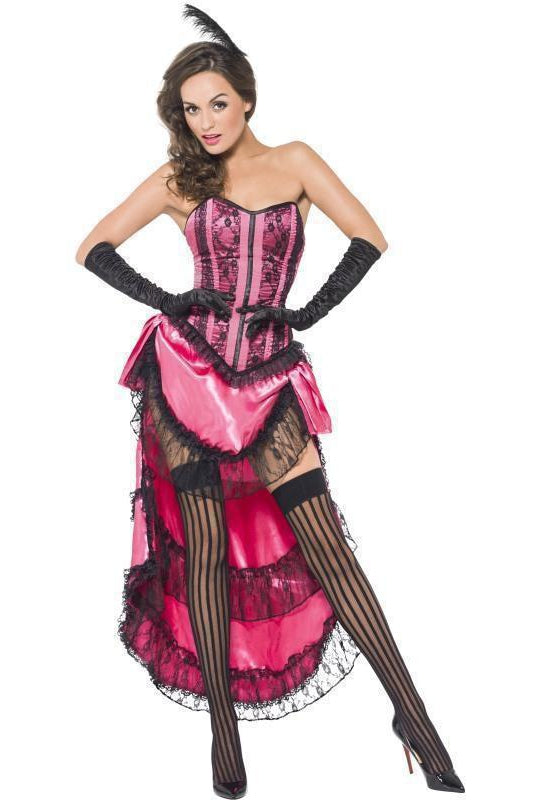 Can Can Diva Costume | Pink-Fever-Pink-Flapper Costumes-SEXYSHOES.COM