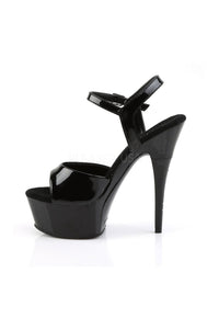 Pleaser CAPTIVA-609 Platform Sandal in Black Patent