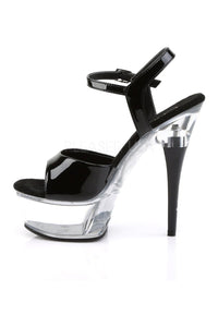 Pleaser CAPTIVA-609 Platform Slide in Black Patent