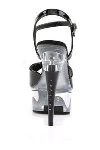 Pleaser CAPTIVA-609 Platform Slide in Black Patent