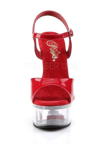 Pleaser CAPTIVA-609 Platform Slide in Clear Patent