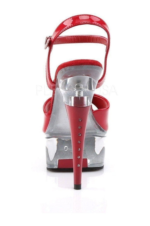 CAPTIVA-609 Platform Slide | Clear Patent-Pleaser-Sandals-SEXYSHOES.COM