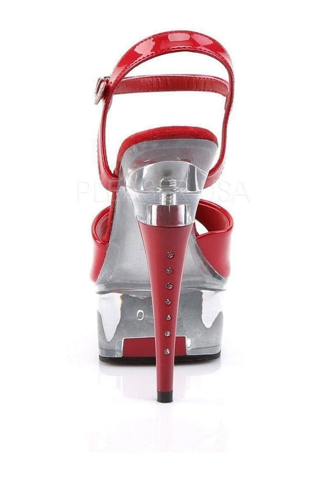 Pleaser CAPTIVA-609 Platform Slide in Clear Patent
