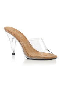 Fabulicious CARE401 Slide in Clear Vinyl from SexyShoes.com