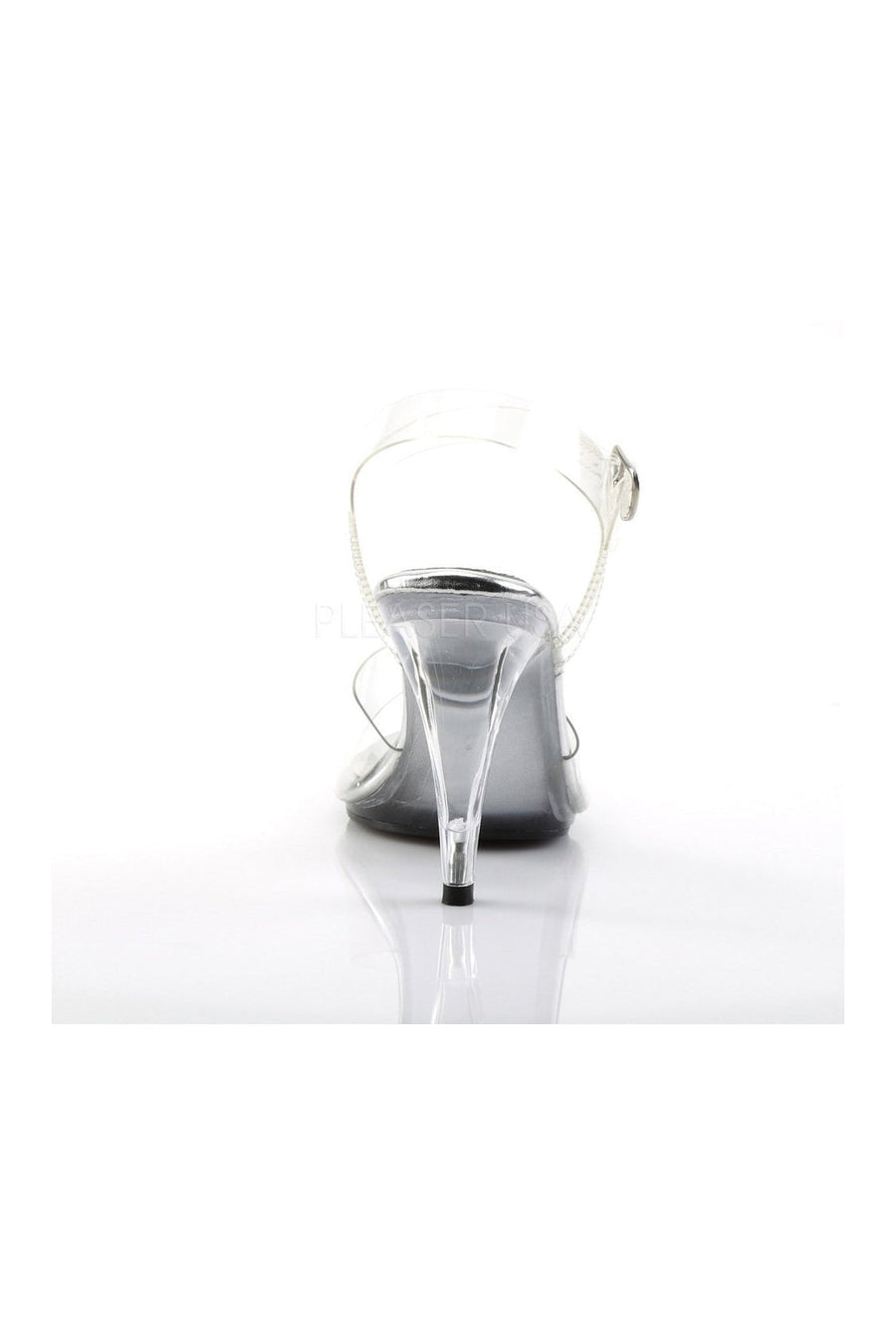 Fabulicious CARE408 Sandal in Clear Vinyl