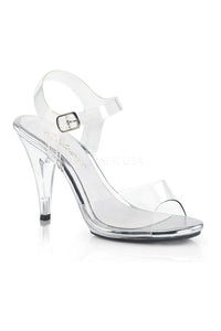 Fabulicious CARE408 Sandal in Clear Vinyl from SexyShoes.com