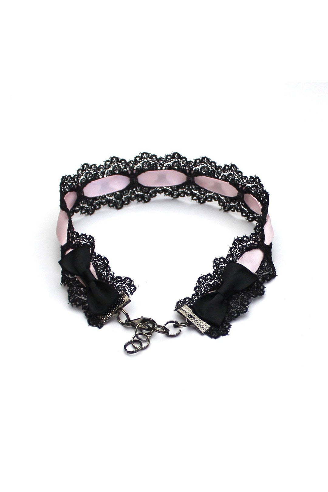 Chantilly Bowtye-Body Jewelry-Tyes By Tara-Black-O/S-SEXYSHOES.COM