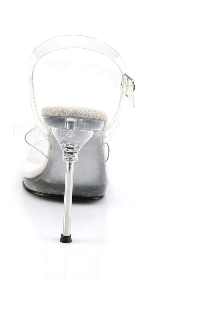 Fabulicious CHIC-08 Sandal in Clear Vinyl