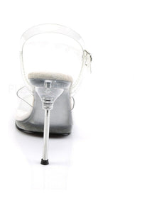 Fabulicious CHIC-08 Sandal in Clear Vinyl