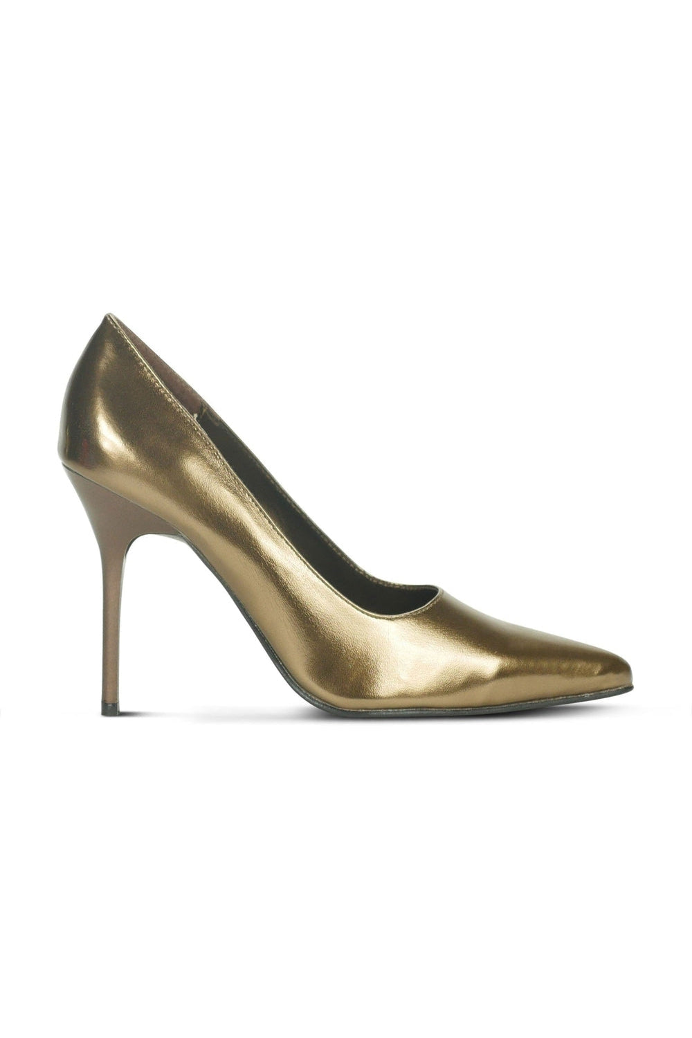 Classic-6004 Stiletto Pump | Bronze Metallic-Sexyshoes Brand-Pumps-SEXYSHOES.COM