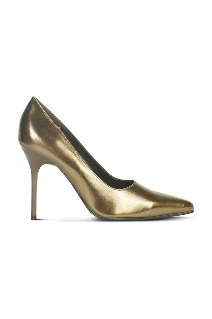 Classic-6004 Stiletto Pump | Bronze Metallic-Sexyshoes Brand-Pumps-SEXYSHOES.COM