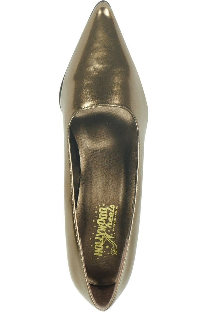 Classic-6004 Stiletto Pump | Bronze Metallic-Sexyshoes Brand-Pumps-SEXYSHOES.COM