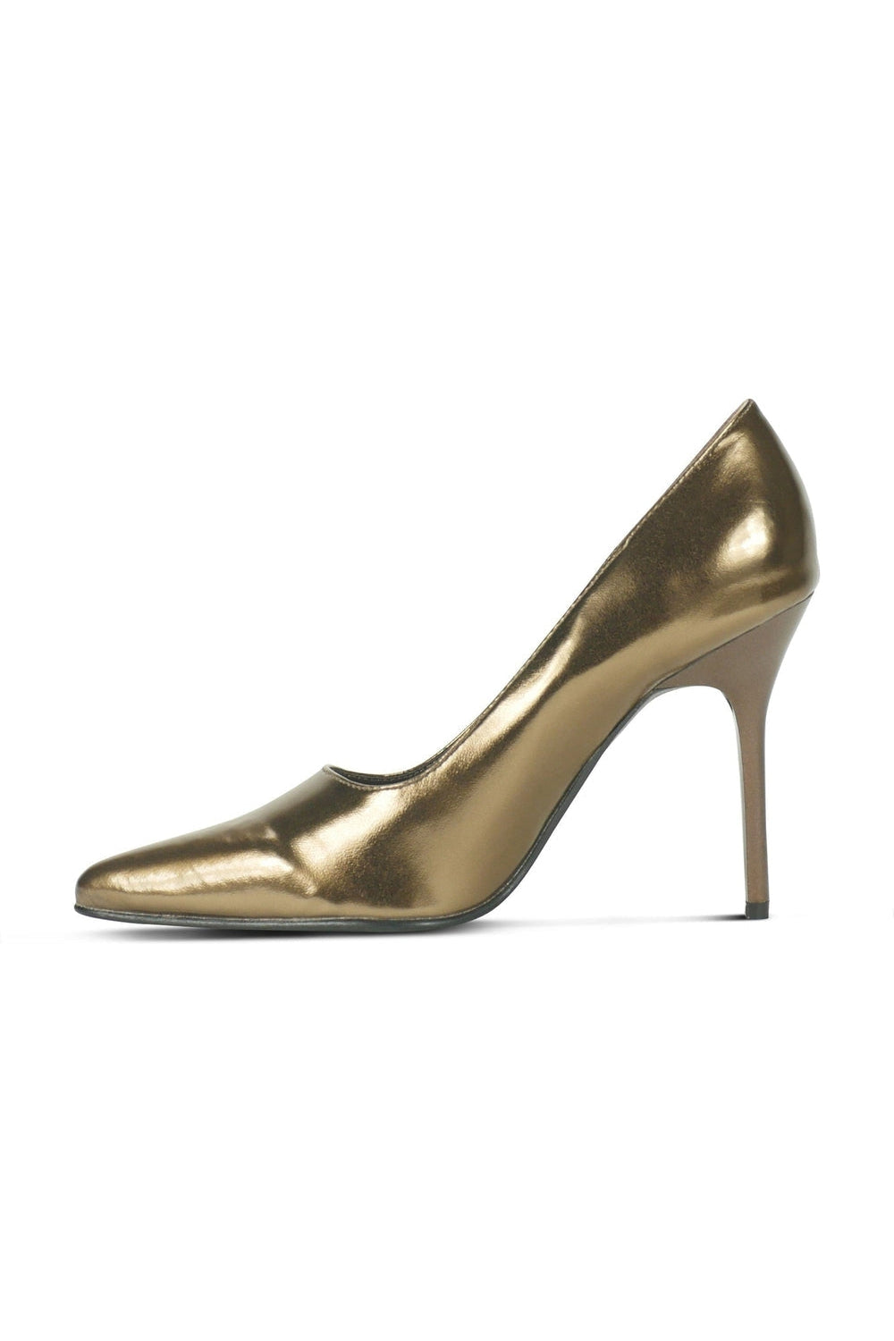 Classic-6004 Stiletto Pump | Bronze Metallic-Sexyshoes Brand-Pumps-SEXYSHOES.COM