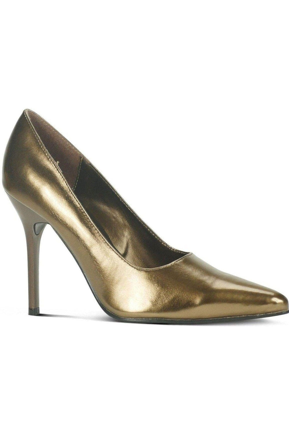 Classic-6004 Stiletto Pump | Bronze Metallic-Sexyshoes Brand-Bronze-Pumps-SEXYSHOES.COM