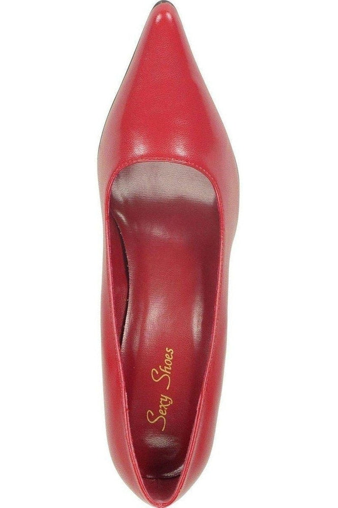 Classic-6004 Stiletto Pump | Faux Leather-Sexyshoes Brand-Pumps-SEXYSHOES.COM