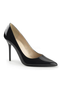 Pleaser CLASSIQUE-20 Pump in Black Patent from SexyShoes.com