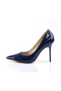Pleaser CLASSIQUE-20 Pump in Blue Patent