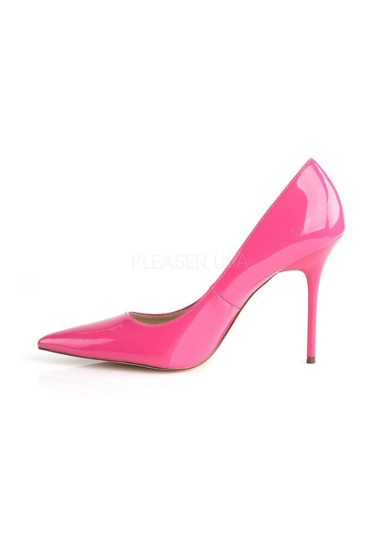 CLASSIQUE-20 Pump | Fuchsia Patent-Pleaser-Pumps-SEXYSHOES.COM