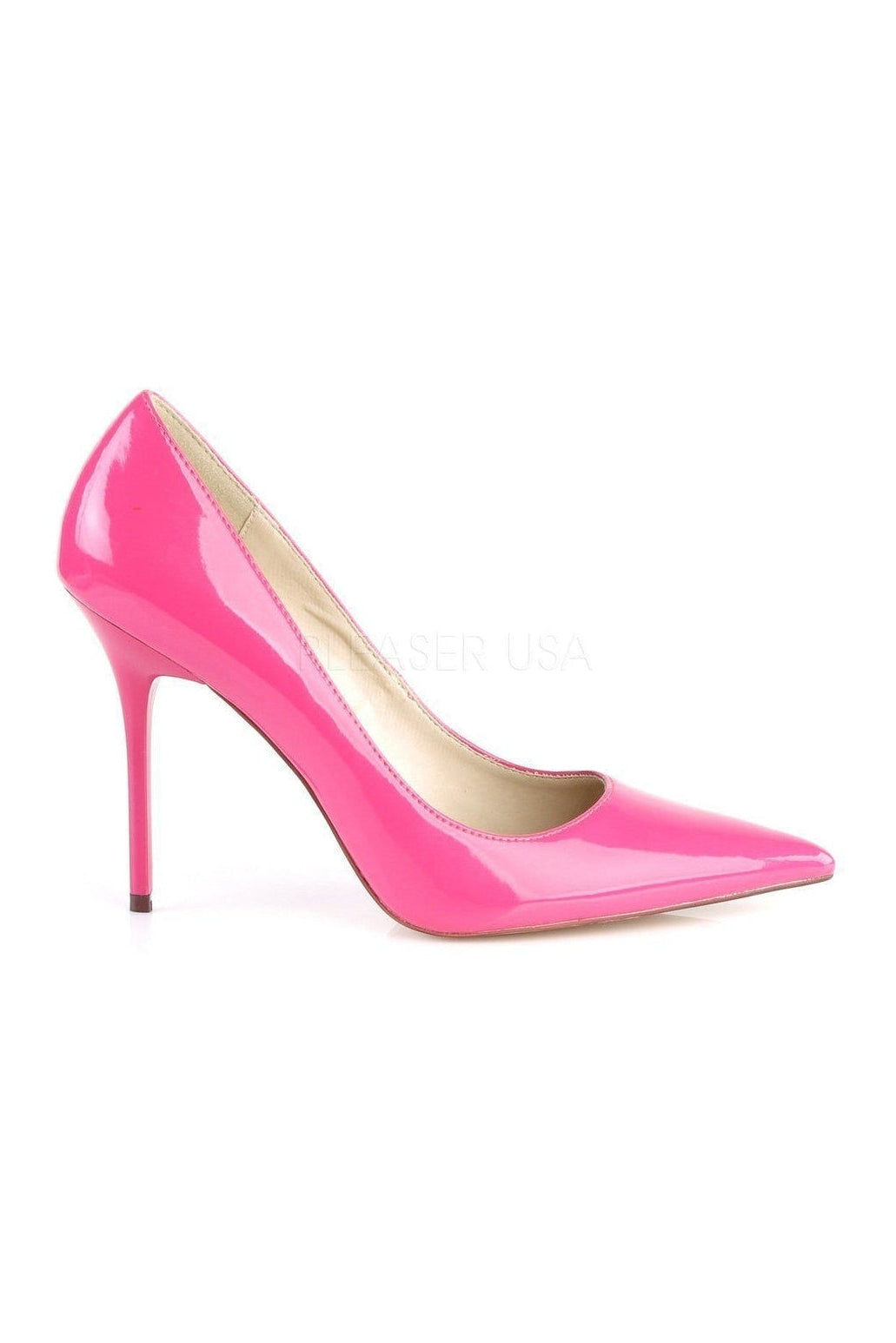 CLASSIQUE-20 Pump | Fuchsia Patent-Pleaser-Pumps-SEXYSHOES.COM