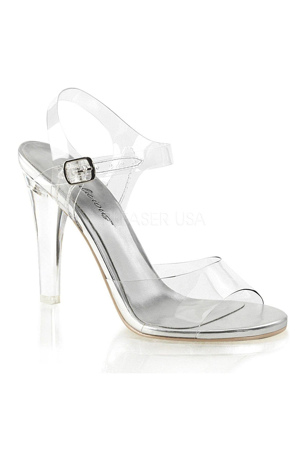CLEARLY-408 Sandal | Clear Vinyl-Fabulicious-Clear-Sandals-SEXYSHOES.COM