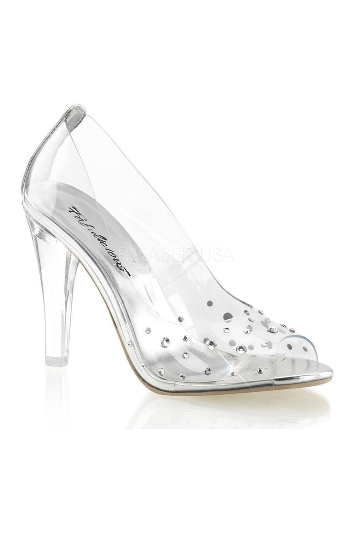 CLEARLY-420 Pump | Clear Vinyl-Fabulicious-Clear-Pumps-SEXYSHOES.COM