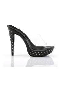 Fabulicious COCKTAIL-501SDT Platform Slide in Black Vinyl