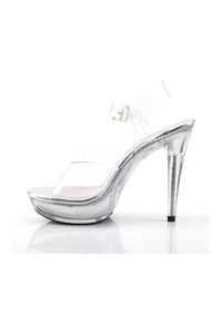 Fabulicious COCKTAIL-508MG Sandal in Clear Vinyl